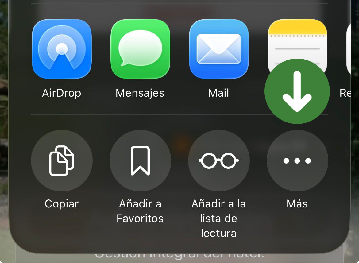 Vista de la aplicación 2